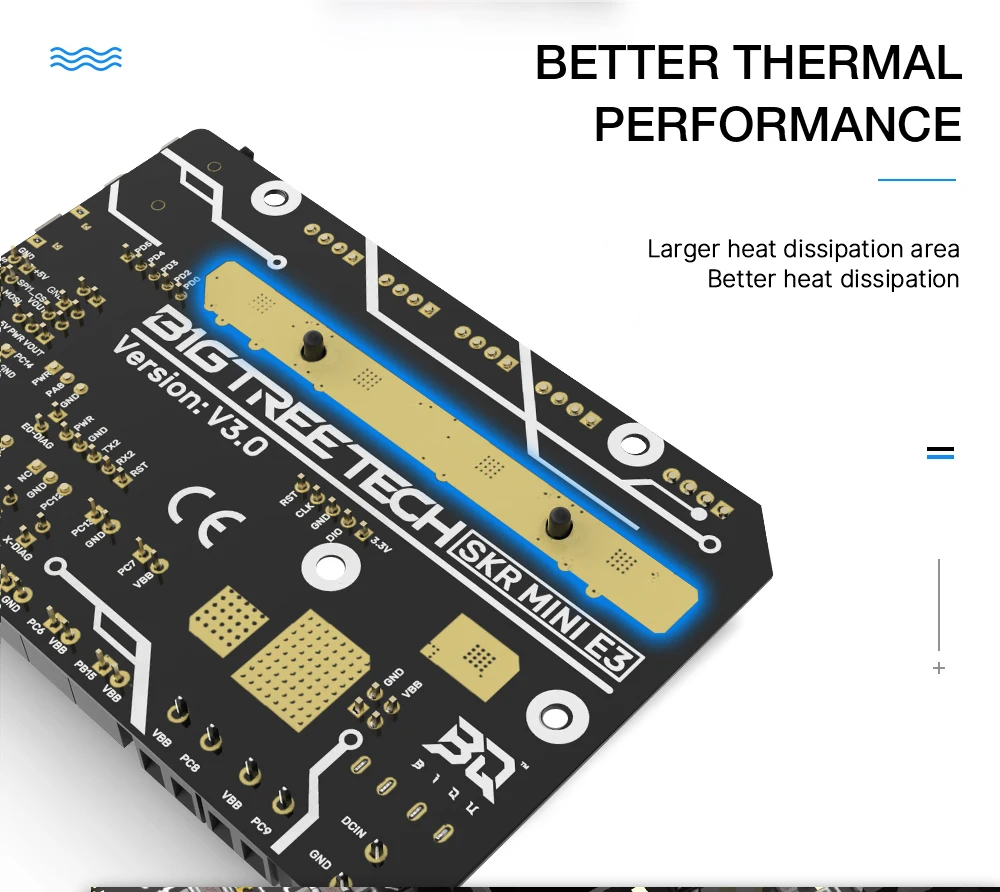 BIGTREETECH SKR MINI E3 V3.0 3D Motherboard MINI E3 V2 TMC2209 3D Printer Accessories For Ender 3 - Image 19