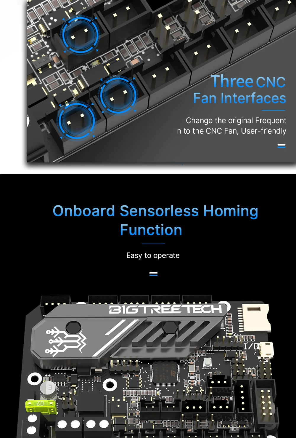 BIGTREETECH SKR MINI E3 V3.0 3D Motherboard MINI E3 V2 TMC2209 3D Printer Accessories For Ender 3 - Image 20