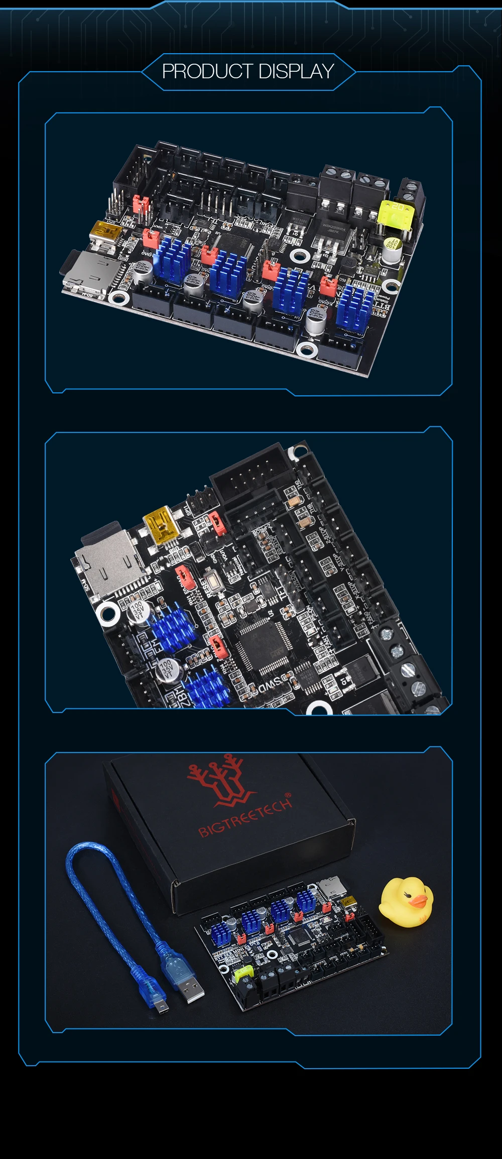 BIGTREETECH SKR MINI E3 V3.0 3D Motherboard MINI E3 V2 TMC2209 3D Printer Accessories For Ender 3 - Image 23